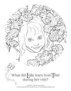 Lola and the Tree of Life Coloring Page 1